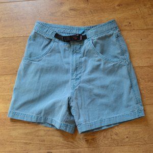 GRAMICCI  shorts, vintage, teal blue, zipper, size S